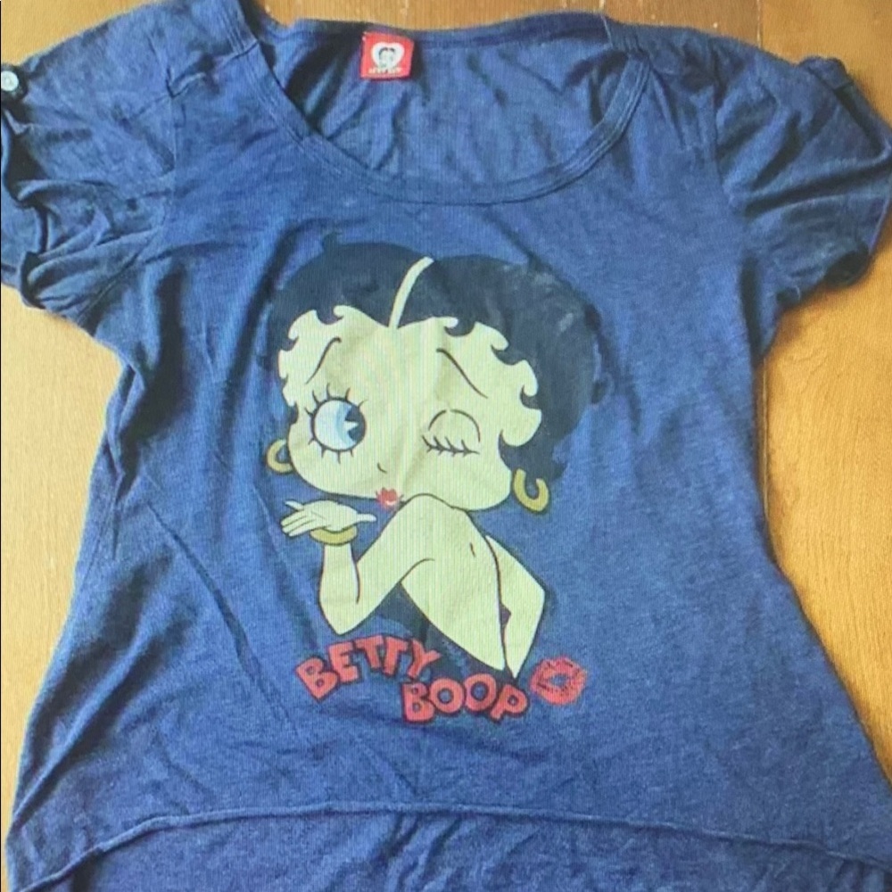 Betty Boop Kids Blue T-Shirt